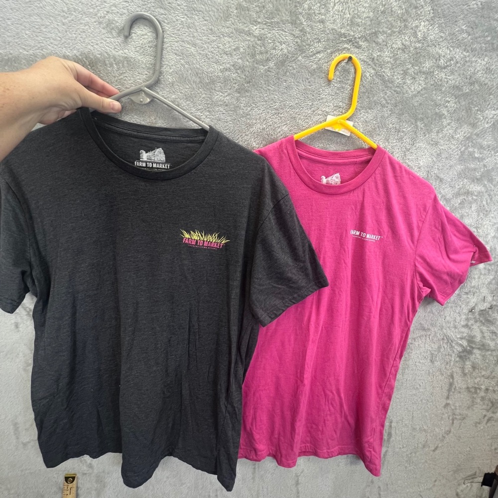 Farm‎ To Market Country Living Apparel Graphic T-Shirt Bundle Large Farmhouse